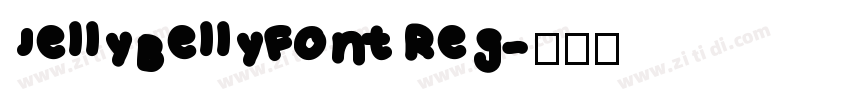JellyBelly Font Reg字体转换 JellyBelly Font Reg字体转换